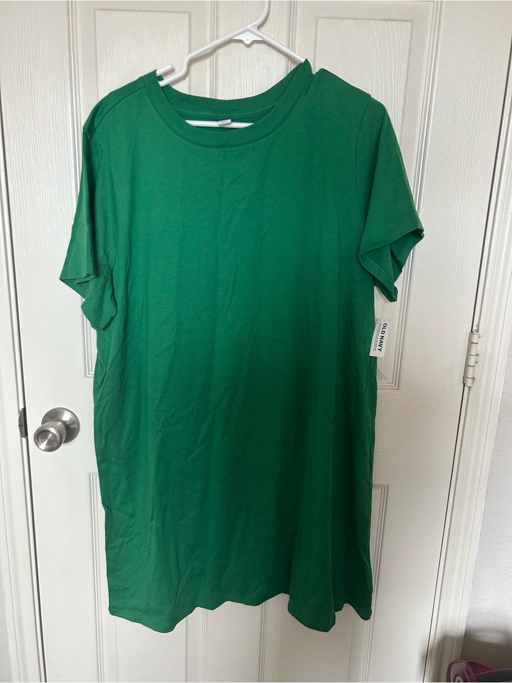 Green midi dress